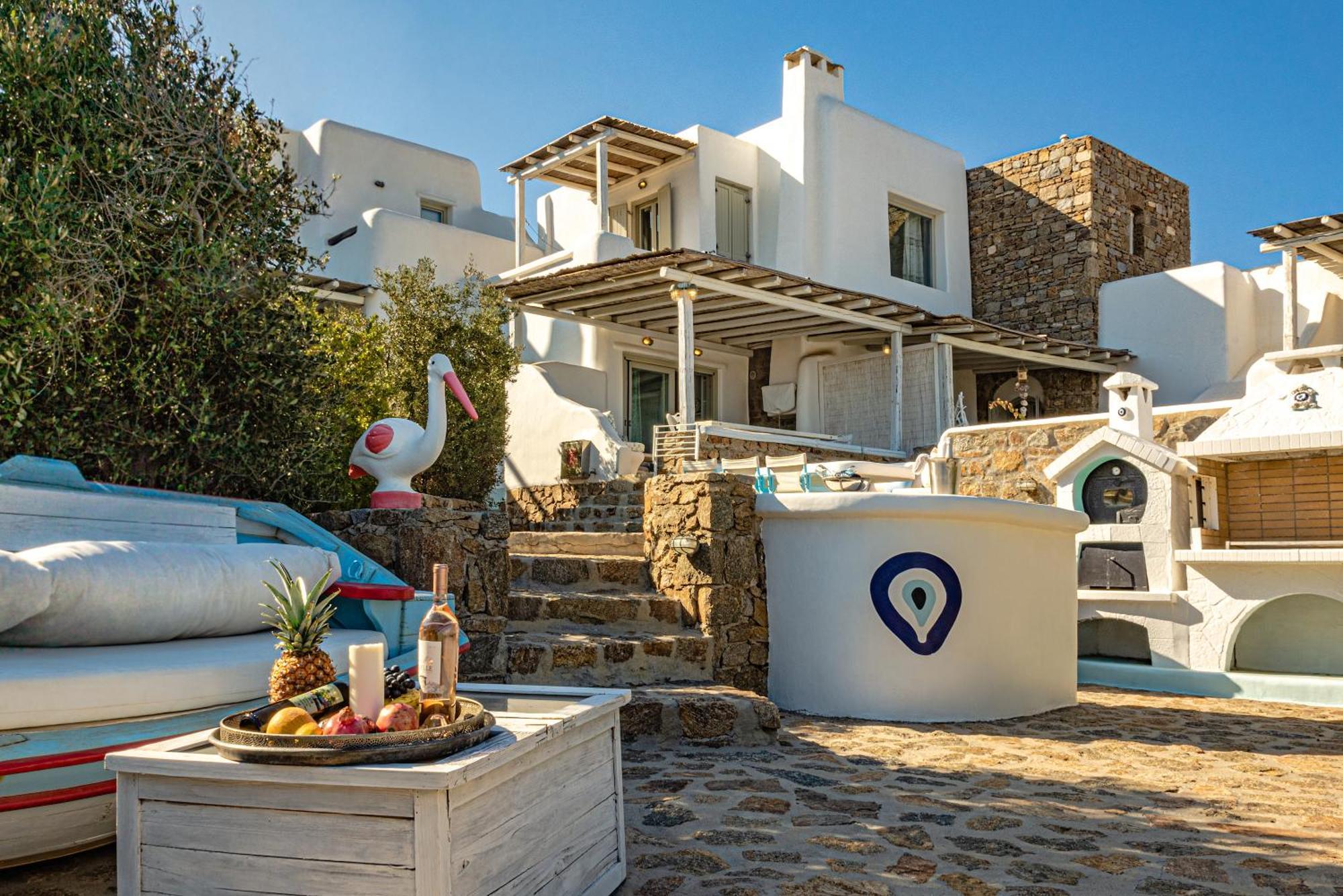 Manolia Luxury Private House By Mykonian Kazarte Villa กาโลลิวาดี ภายนอก รูปภาพ