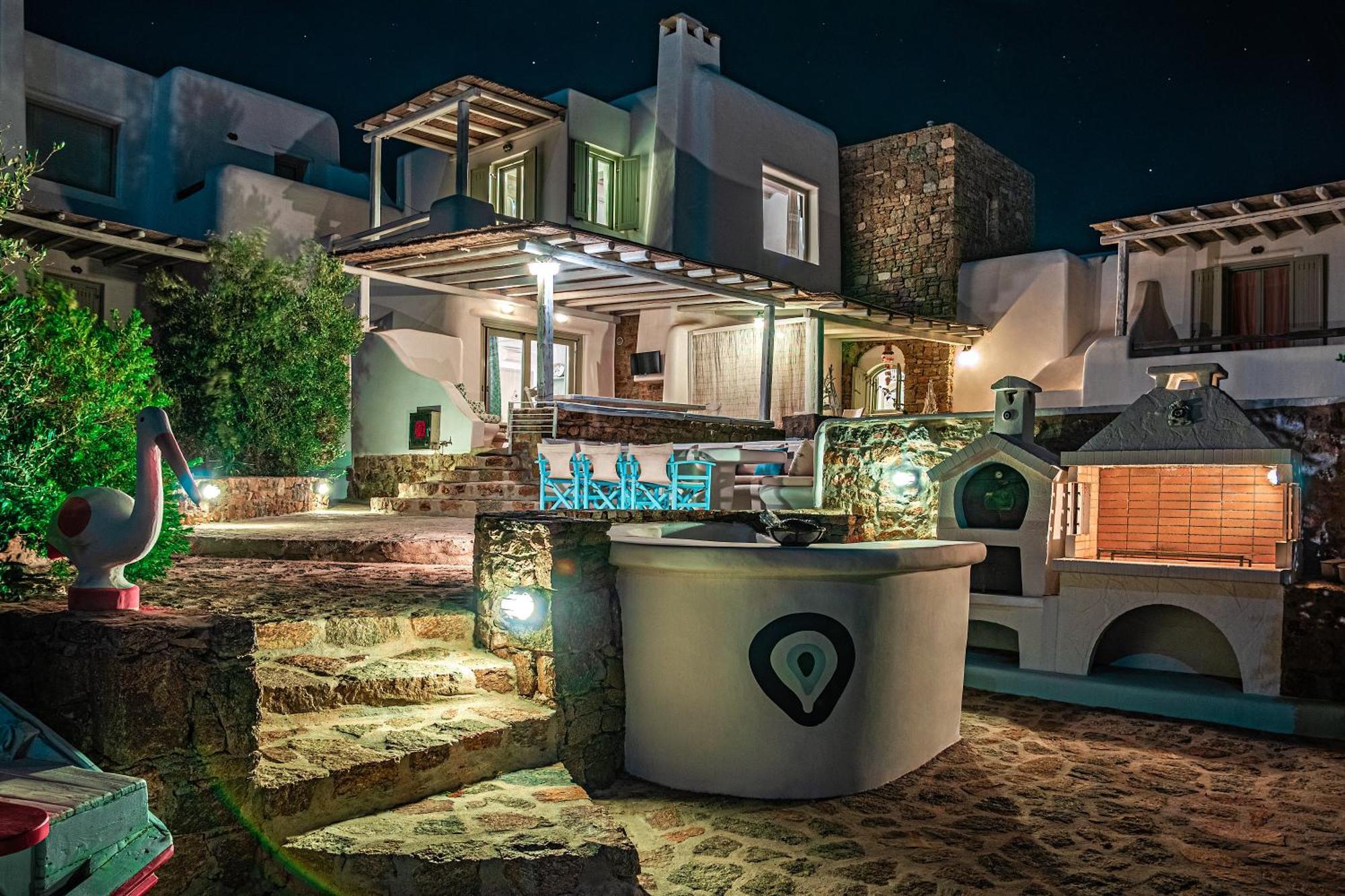 Manolia Luxury Private House By Mykonian Kazarte Villa กาโลลิวาดี ภายนอก รูปภาพ